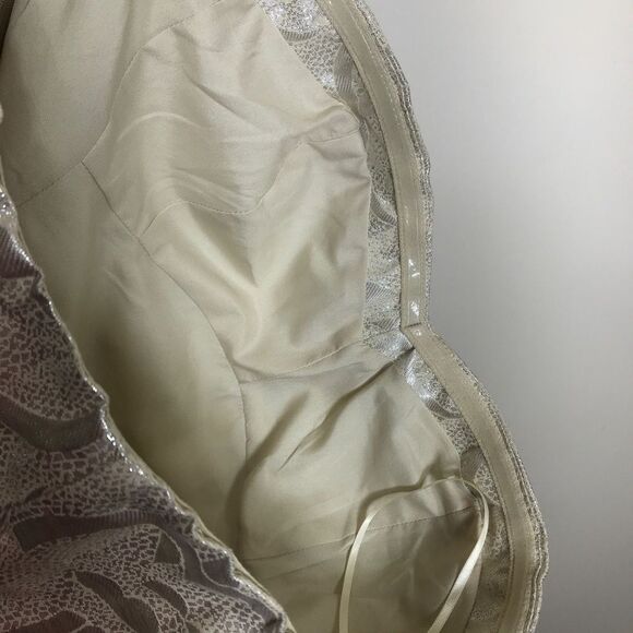 American Eagle Outfitters Dress Champagne Strapless Mini Womens Size 12 - Picture 9 of 9